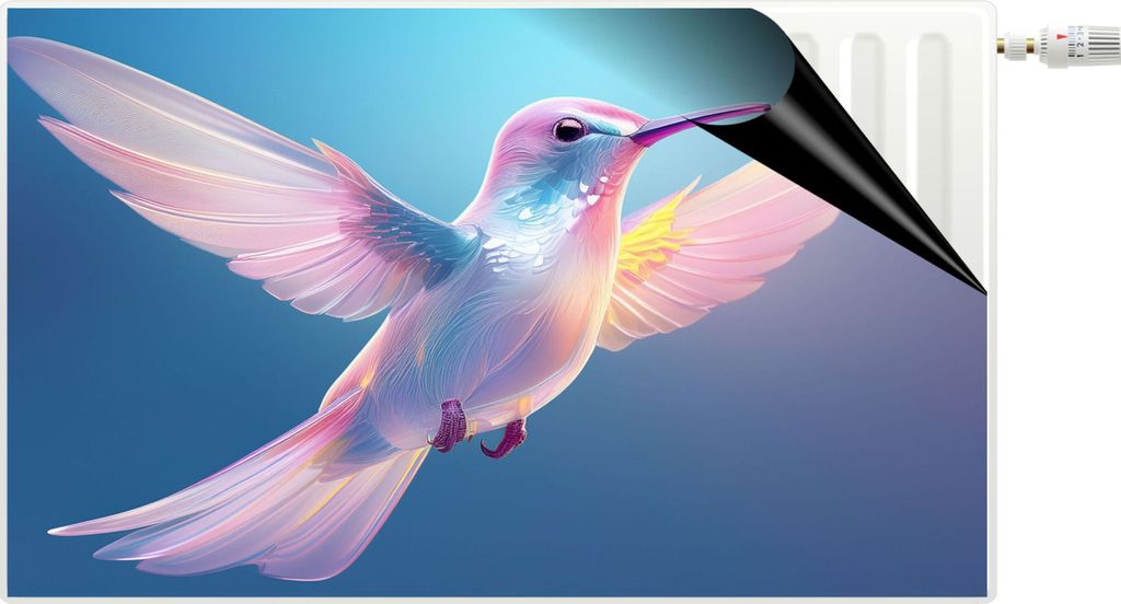 Magnetmatte Dekorative Heizkörperabdeckung Magnet Bunter Vogel