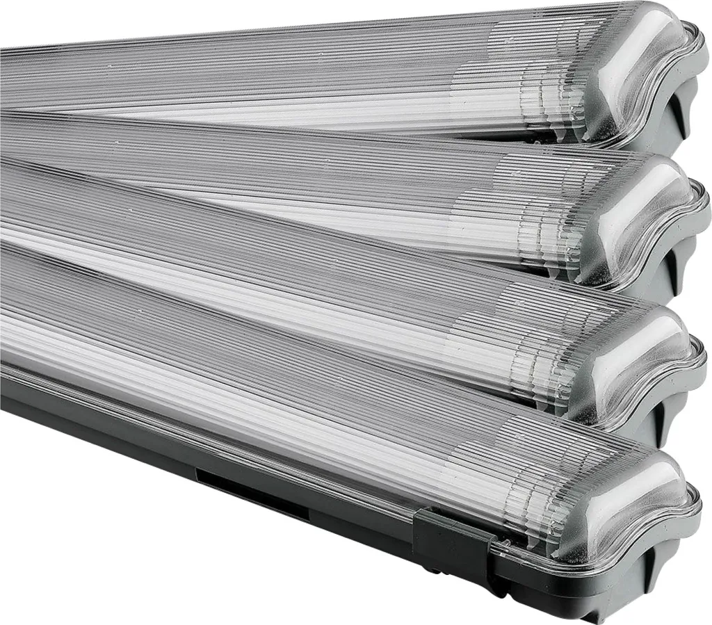 Set 4 Plafoniere LED 150cm V-TAC 2x20W IP65 | Luce Bianca 6500K Professionale