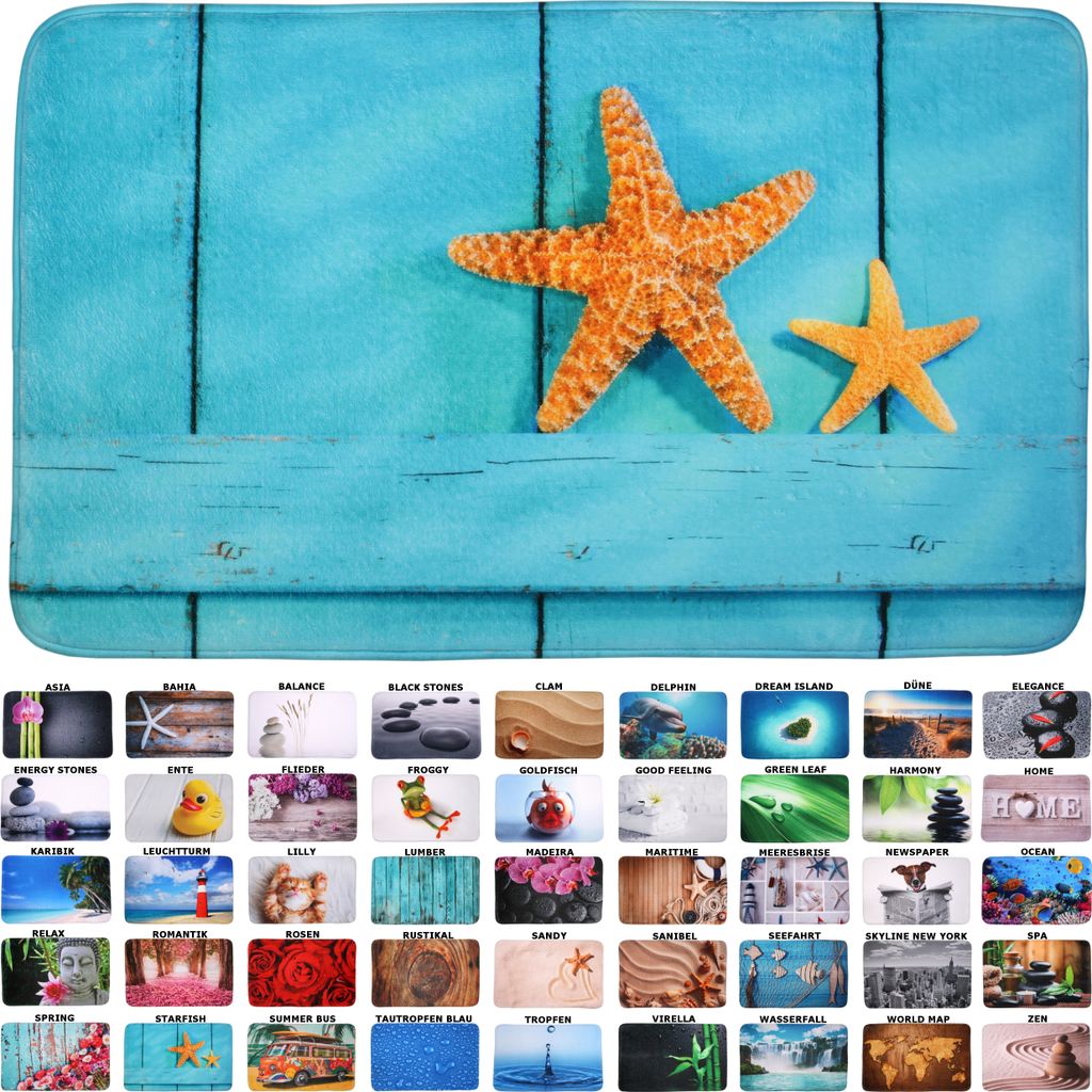 SANILO Badteppich Starfish 50 x 80 cm
