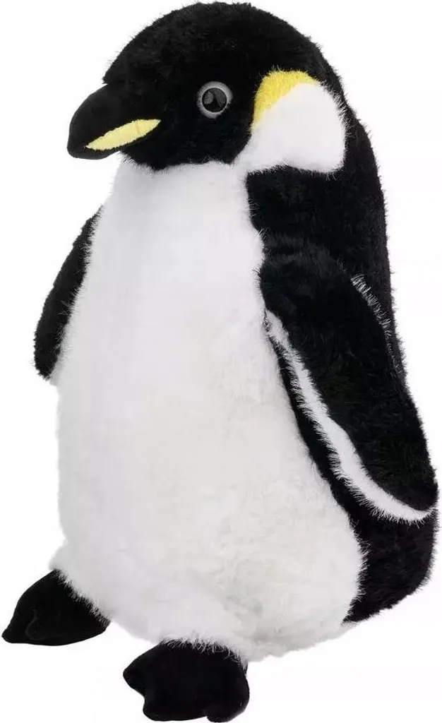 Mascotte pingouin anti-allergène 40cm peluche sécurisée pour enfants
