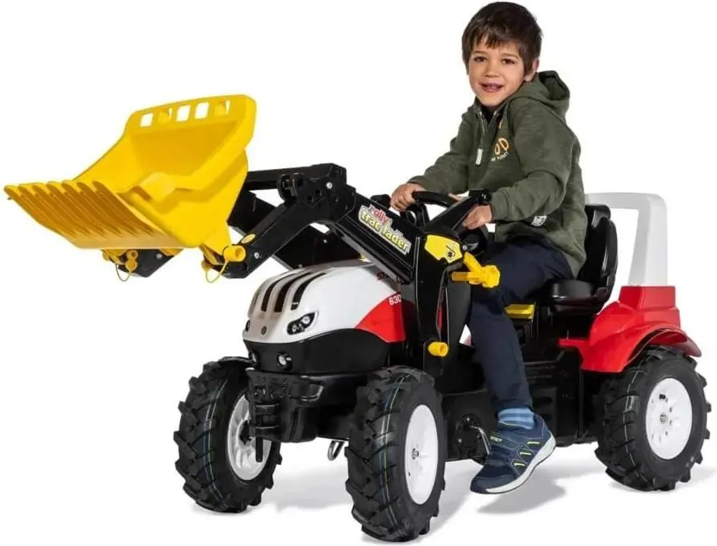 Tracteur à Pédales Steyr 6300 Terrus CVT Rolly Toys pour Enfant 3-8 Ans