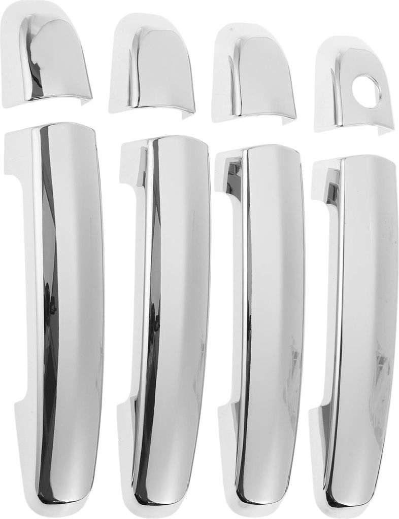 Autotürgriffabdeckung - Autotürgriffabdeckung - für Suzuki Swift 2005-2017 Silberton - 1 Set mit Loch