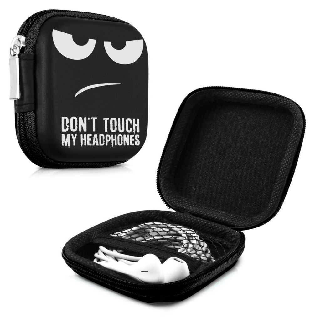 kwmobile In-Ear Kopfhörer Tasche - In Ear Kopfhörer Hülle Produktbild 