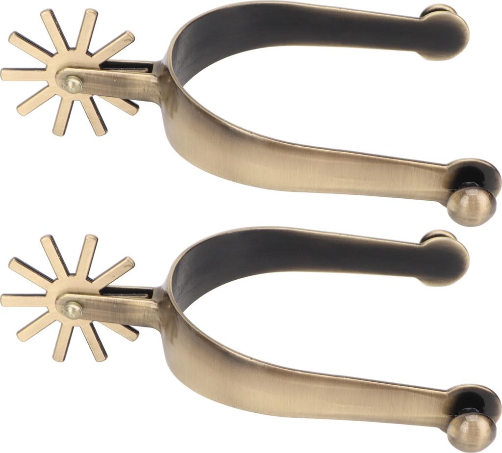 Western Spurs rostsicherer giftiger freier Vintage -Zinklegierungspferd mit Ausrüstung für Männer