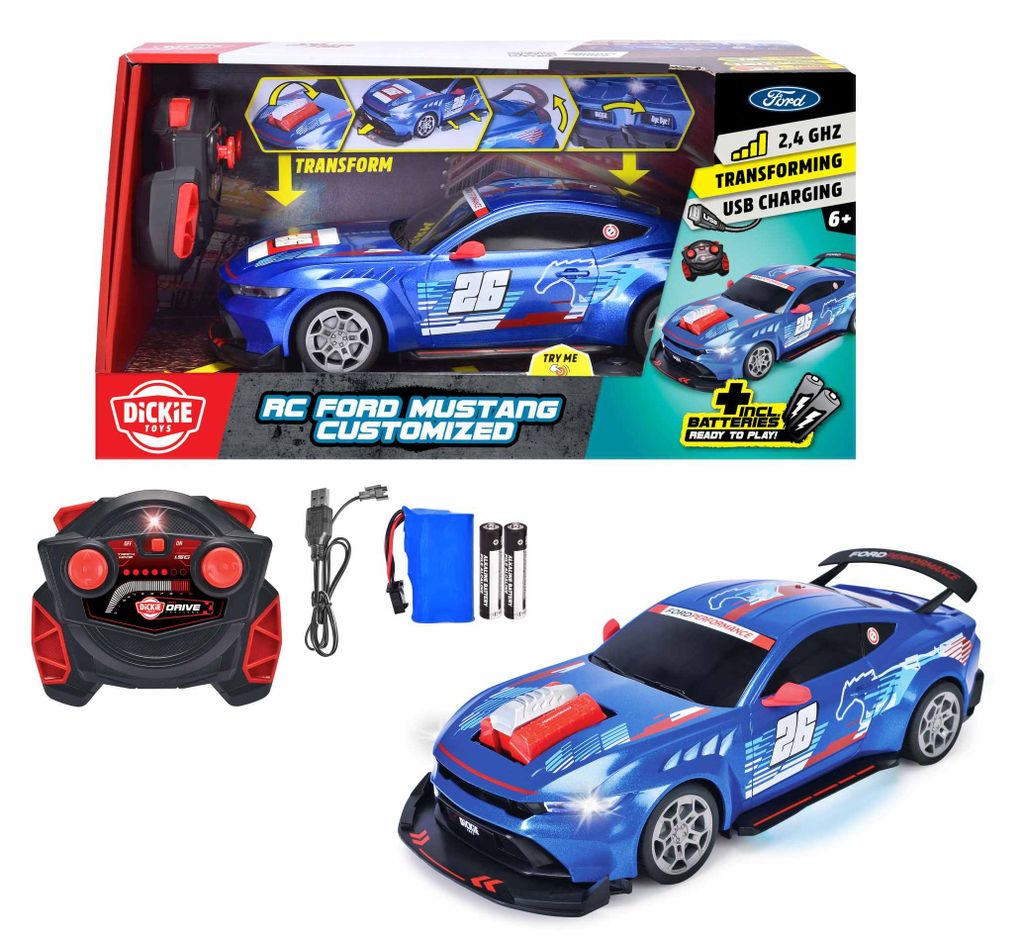 Simba Dickie 201105014 RC Ford Mustang Customized Try Me Produktbild 