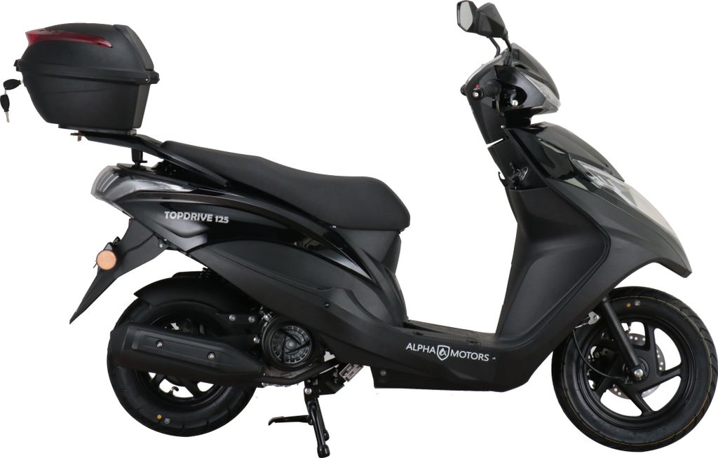 Motorroller Topdrive 125 ccm 85 km/h EURO 5+ schwarz inkl. Produktbild 8