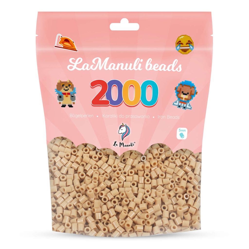 La Manuli 2000 Midi zažehľovacie korálky Svetlo hnedá Ø 5 Obrázok produktu 