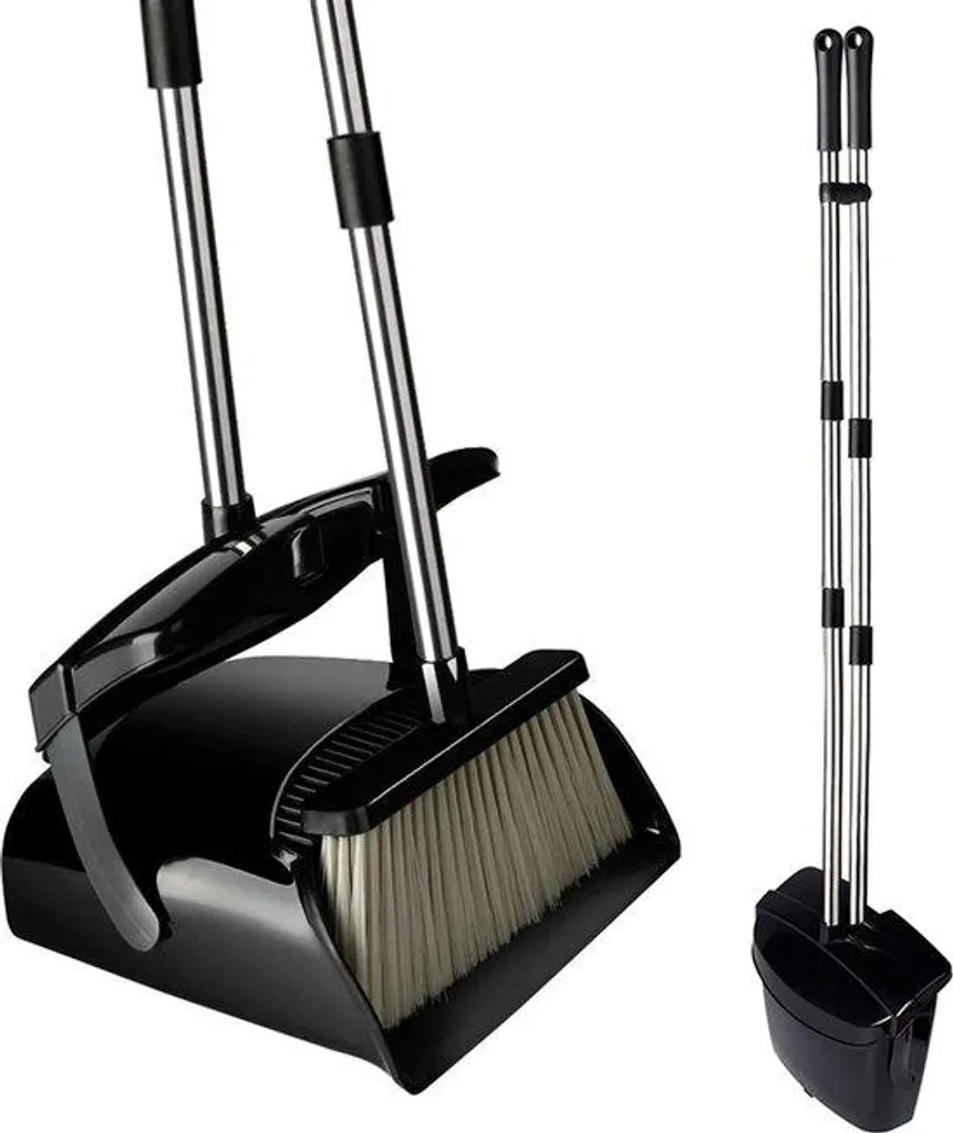 Aspirateur Vertical Noir Finissez-en avec la Poussière dans les Coins
