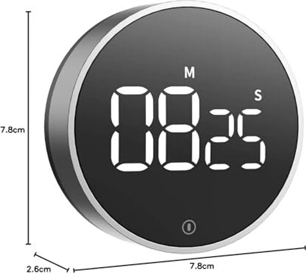 Cronometri Cronometro Silenzioso 0.001 Secondo conto alla rovescia Precisione con schermo grande