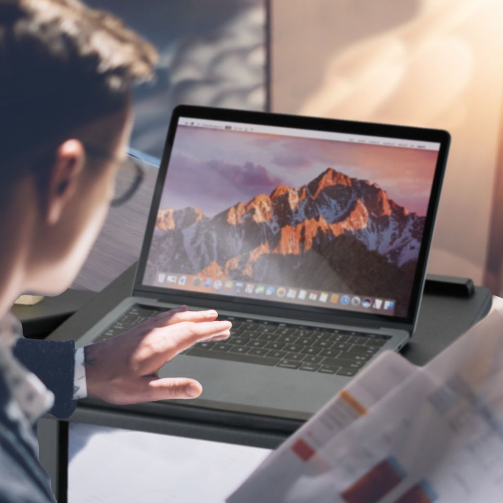 stolik pod laptopa z regulacją wysokości i kółkami Zdjęcie produktu 3