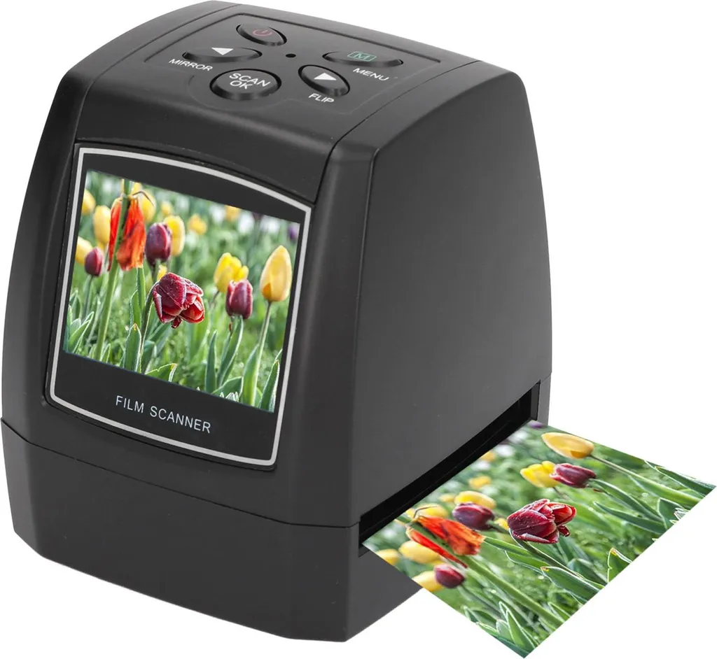 Scanner Diapositive avec Écran 2.36 Pouces et Port USB MSDC Compact