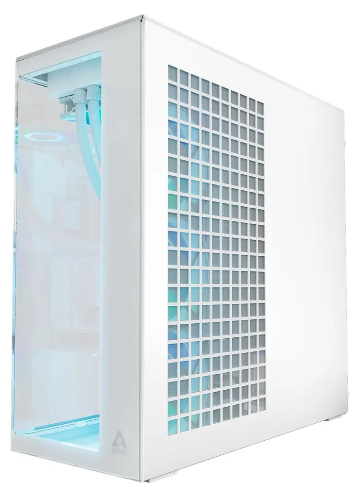 Support GPU vertical Arctic rigide et blanc pour boîtier PC - 16