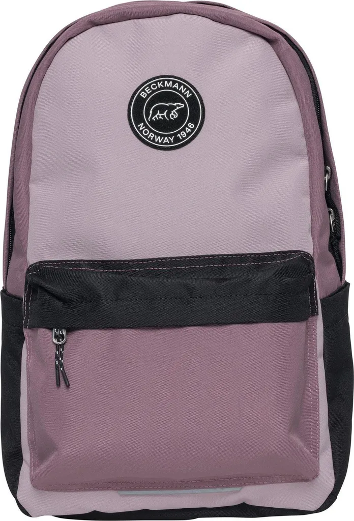 Zaino Beckmann City Pink Colorblock 30L: Comfort e Stile Norvegese