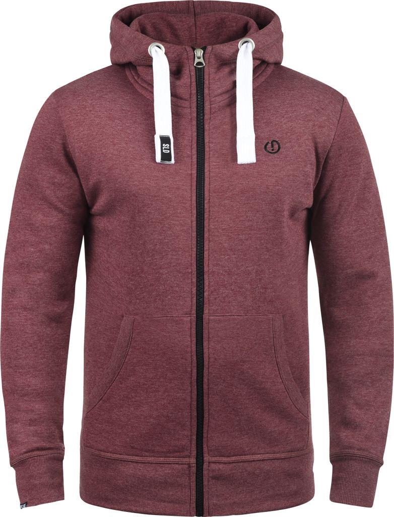 High neck fashion zip hoodie