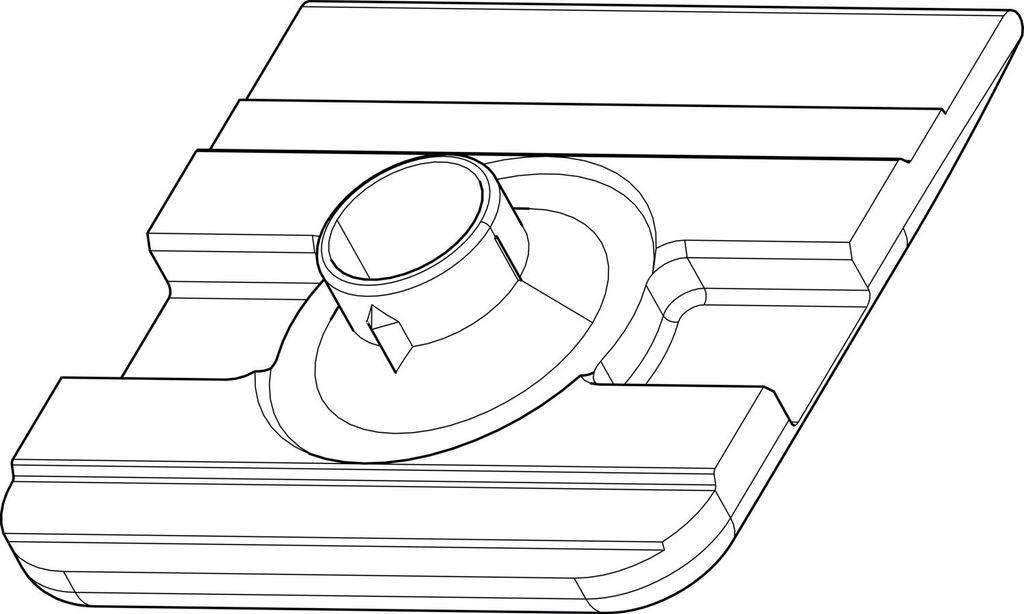 Roto Fenstergetriebe NT/NX Falzauflauf Flügelteil Falzluft 13mm Falztiefe 21mm, Kunststoff grau