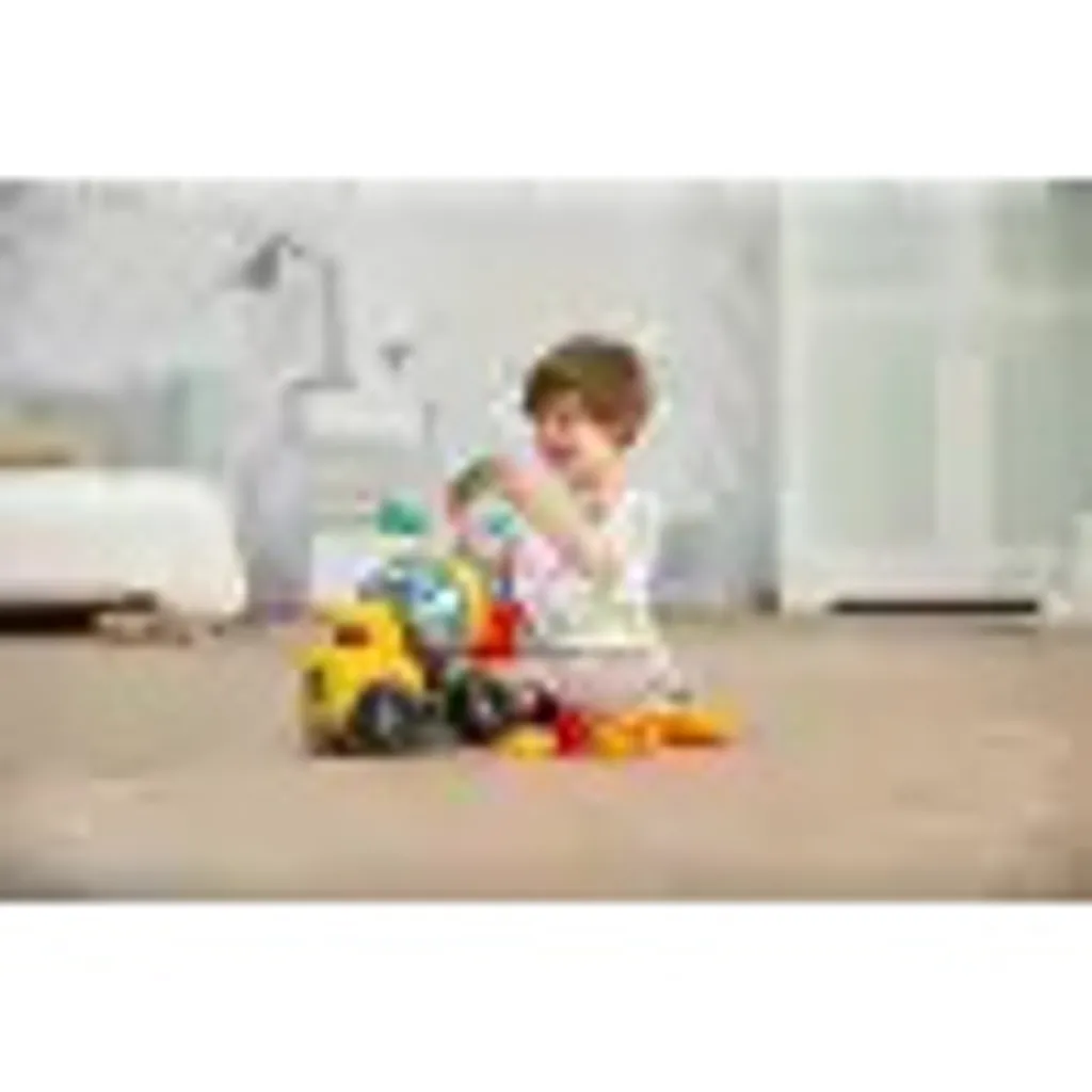Bétonnière Mega Bloks CAT rotative avec 9 gros blocs de construction - 8