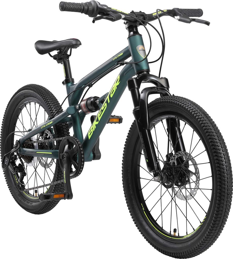 BIKESTAR Alu Kinder Jugend Mountainbike Vollgefedert, 7 Produktbild 1