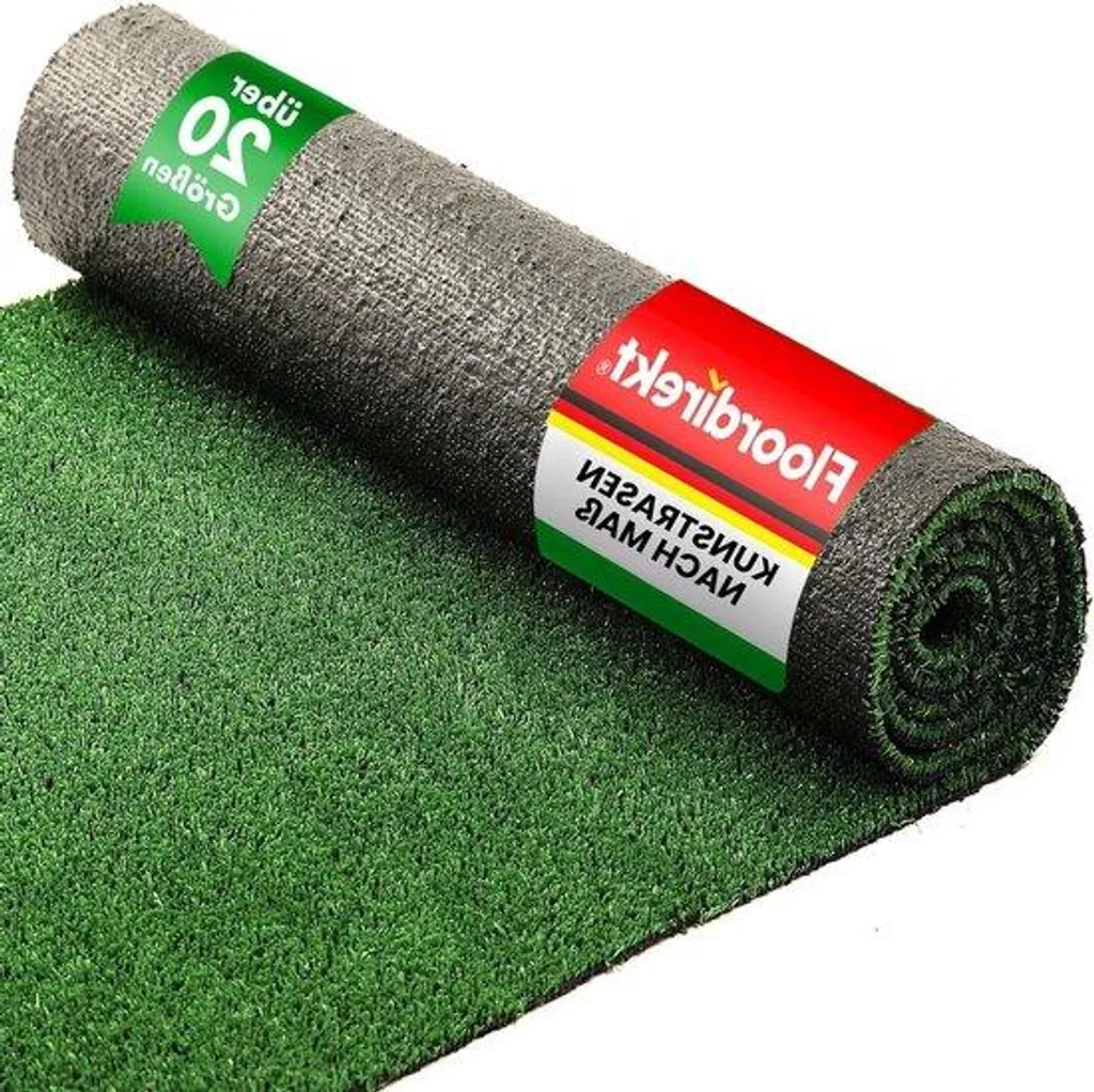 Tapis herbe artificielle 1x3m résistant UV pour aménagement extérieur vert