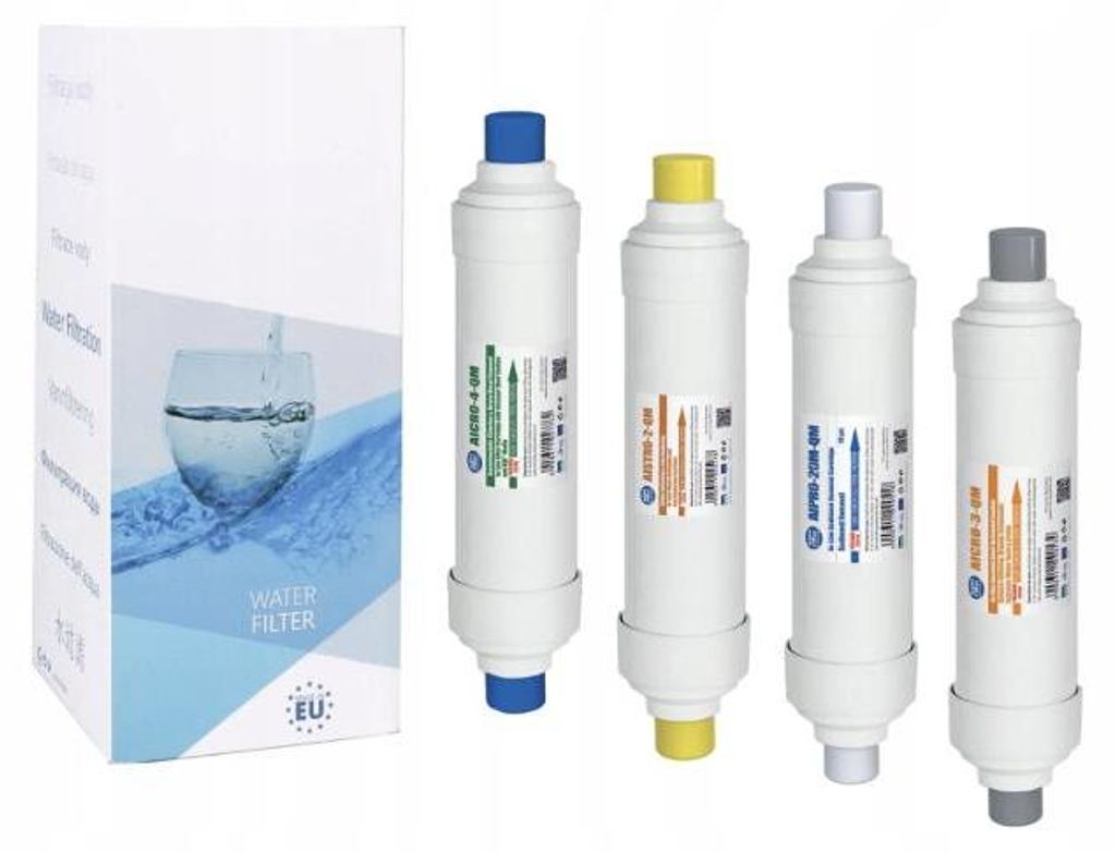 Set di 4 cartucce filtranti a linea per impianti di Immagine del prodotto 