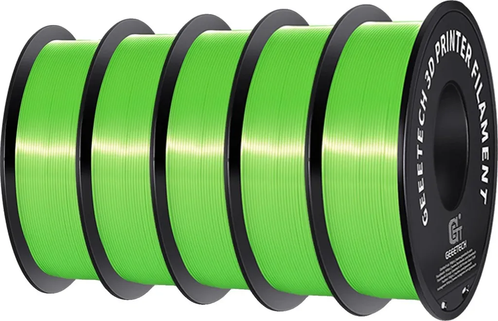 Filament 3D Vert pour Décoration Intérieure Rendu Brillant et Écolo