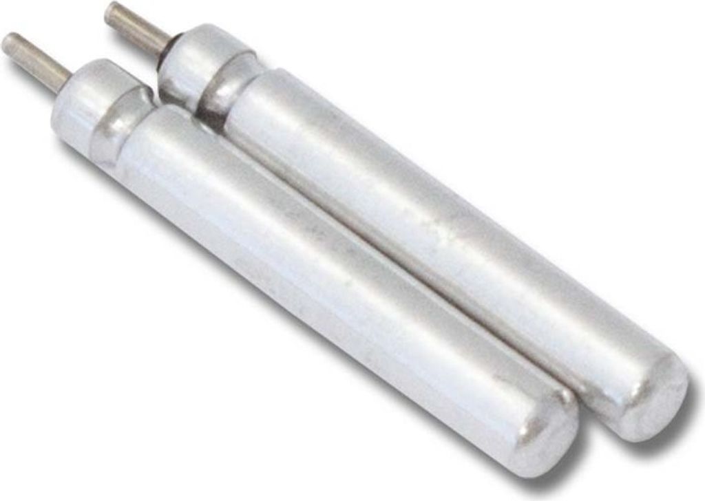 vhbw 2x Stabbatterie Typ CR322 kompatibel mit LED Posen Angeln Schwimmer (18 mAh, 3 V, Li-Ion)