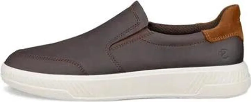 Ecco Move Slip-on Café - Chaussures de Ville Confortables pour Homme