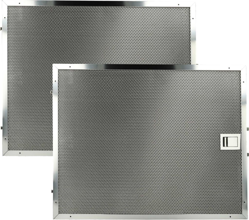 vhbw 2x Filter Metallfettfilter kompatibel mit Miele Puristic Duo (2007 - 2014) Dunstabzugshaube - 39,1 x 31,5 x 0,9 cm, Edelstahl