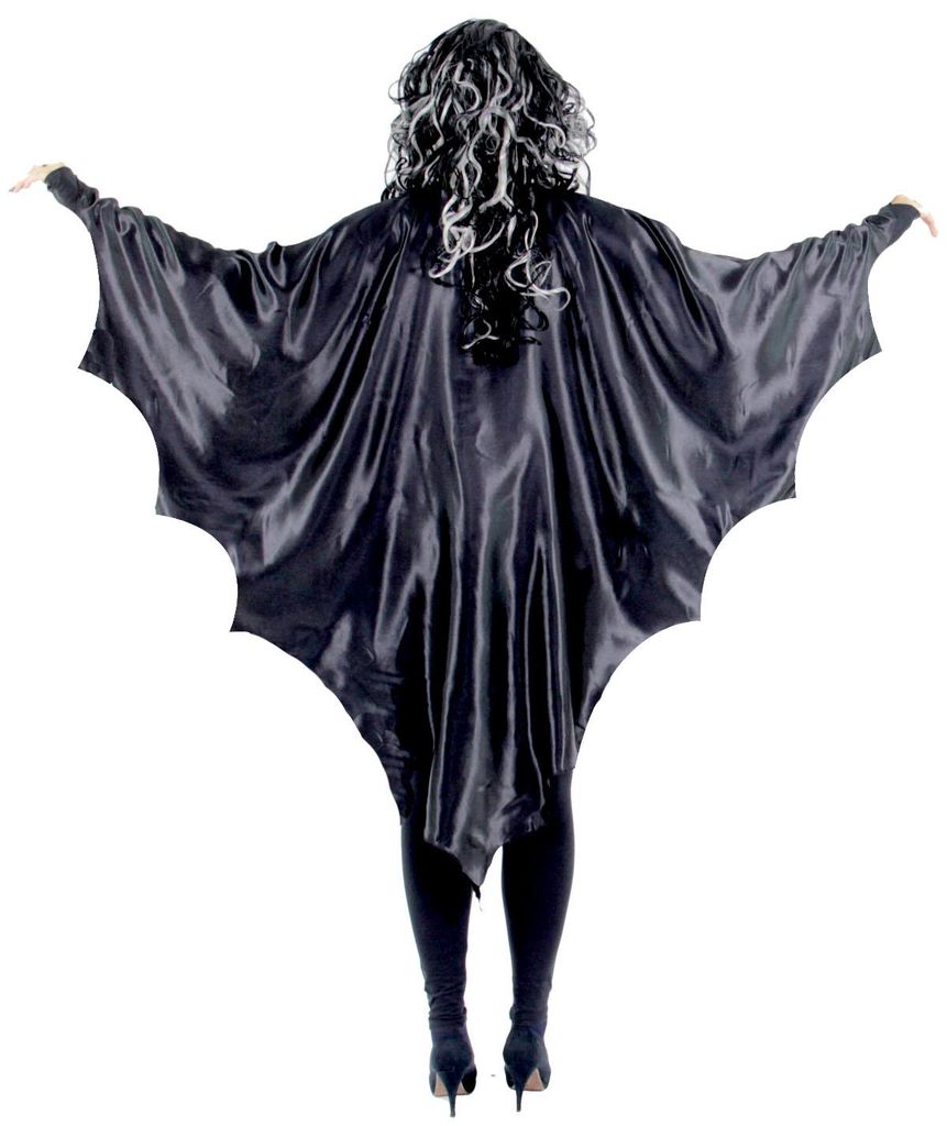 Schwarze Vampirflügel Fledermaus für Erwachsene Produktbild 