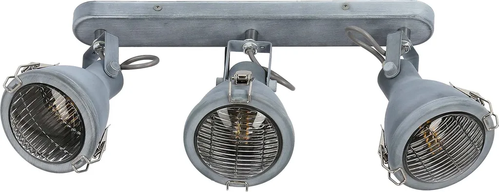 Plafonnier gris pour chambre ou bureau Candellux CRODO éclairage doux