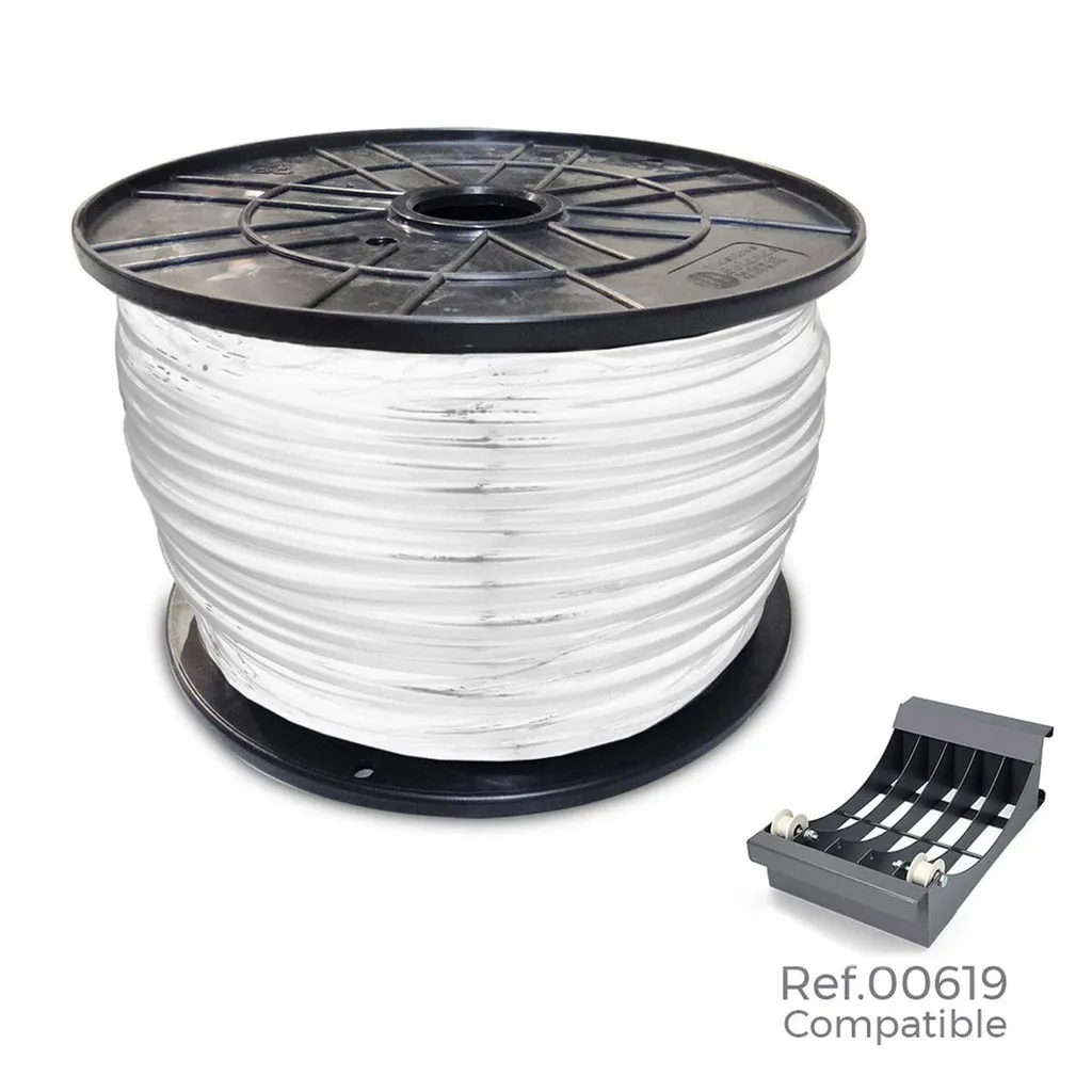 Câble électrique d'interface parallèle 3 conducteurs 1,5mm² blanc 200m - 2