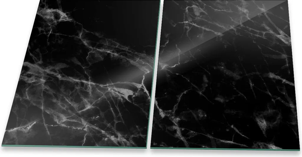 Coprifornelli 80x52 Vetro Nero 2 Pezzi - Offerta Protezione Cucina