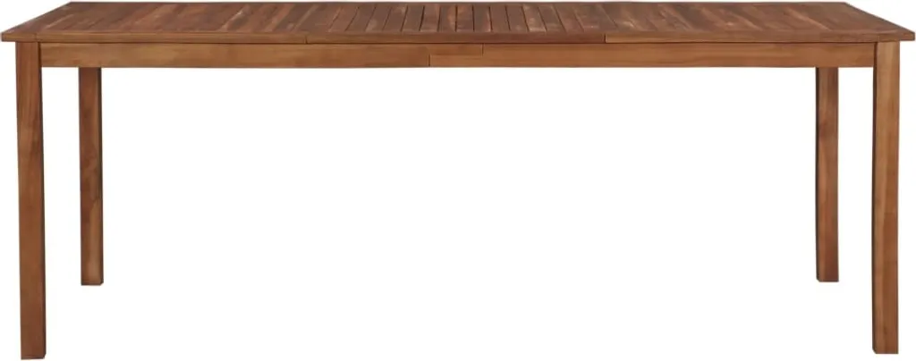 Table de jardin rectangulaire 200 cm en bois massif haute résistance