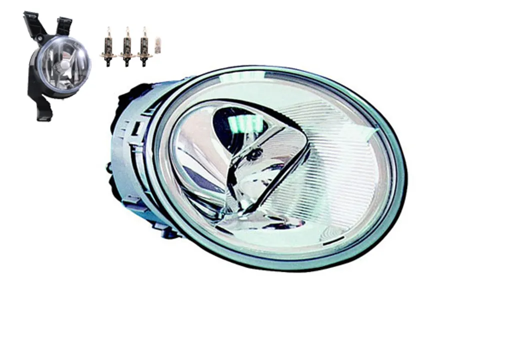 Ricambio Faro Johns VW New Beetle 98-05 Sinistro con Fog Light H1