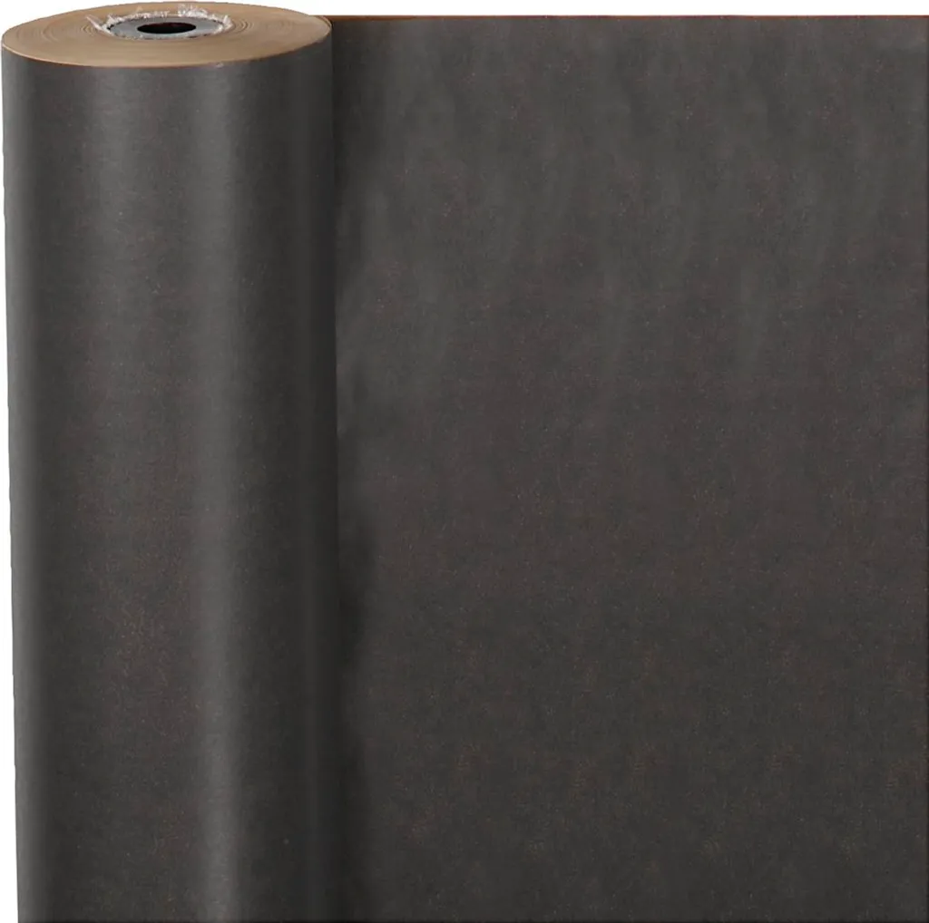 Rotolo Carta da Pacchi Nera 50 cm x 100 m | Packaging di Lusso Professionale