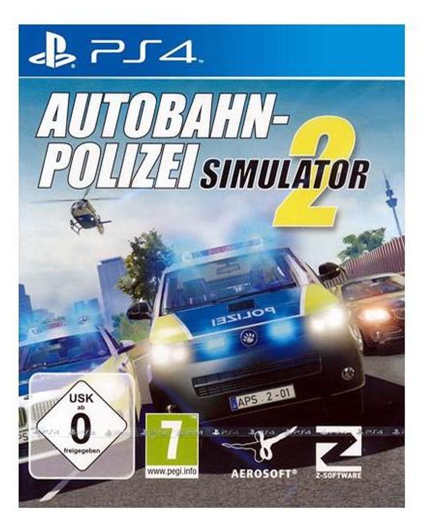Aerosoft Autobahnpolizei Simulator 2, PlayStation 4 Produktbild 