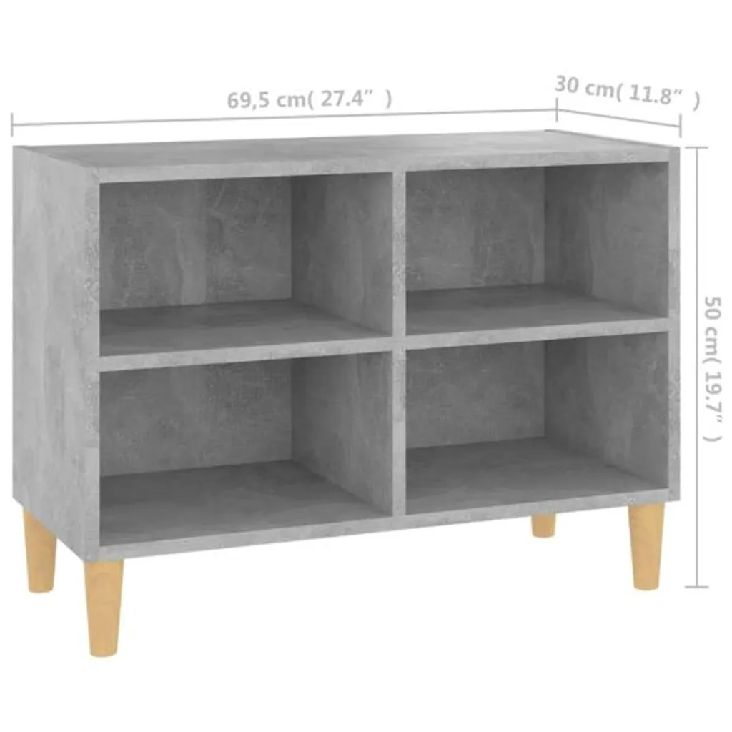 vidaXL Mobile Porta TV Grigio Cemento 102x34,5x43cm Legno Multistrato vidaXL Mobile Porta TV Grigio Cemento 102x34,5x43cm Legno Multistrato