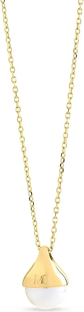 Collier Majorica 18163.01.1 Argent Rhodié et Perle Ronde Lustrée 8mm