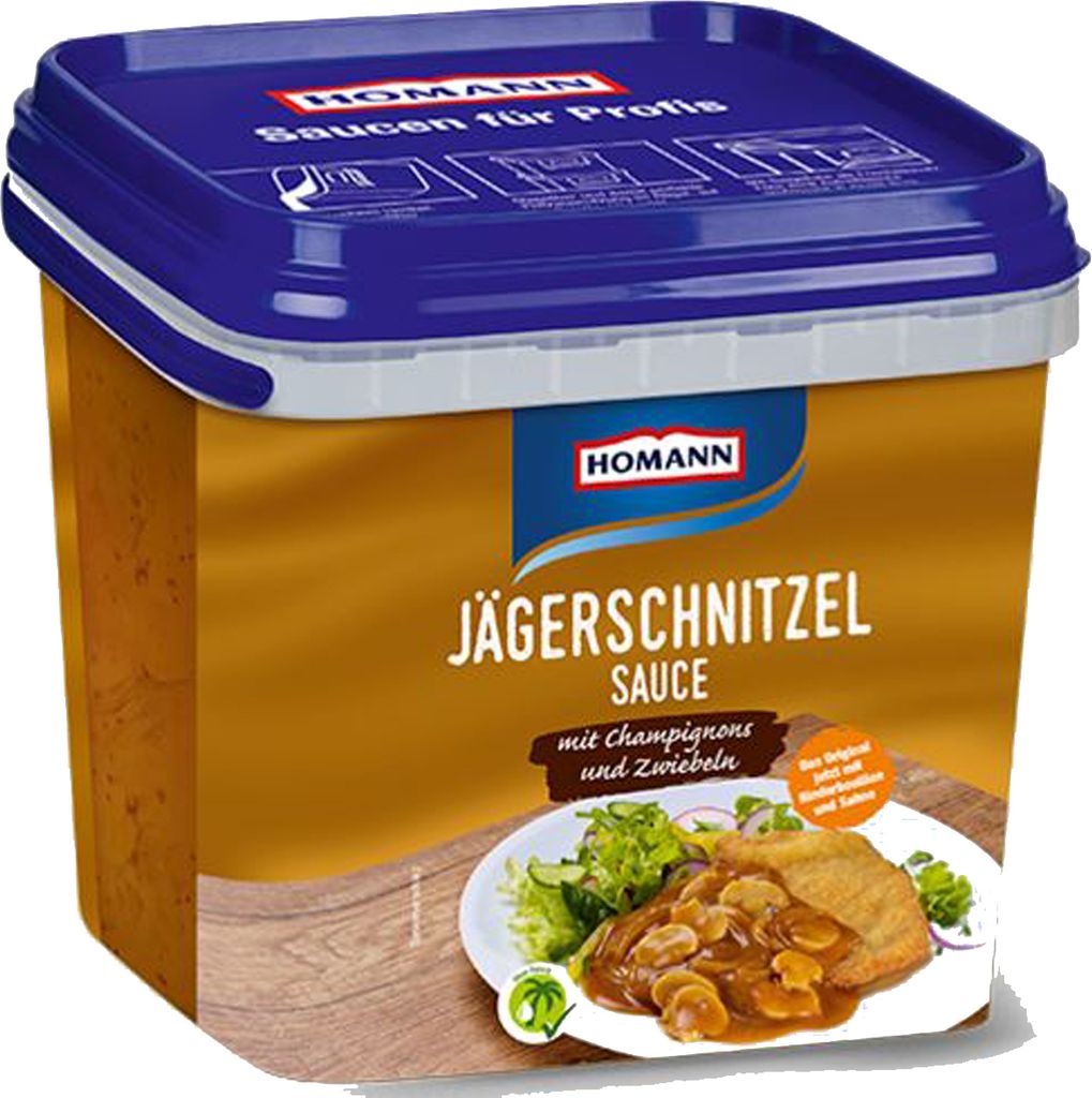 Homann Jägerschnitzel Sauce mit Champignons und Zwiebeln 4000g