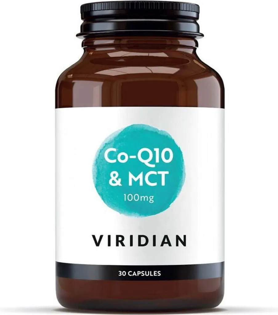 Complément Coenzyme Q10 100mg Viridian Nutriments avec MCT 30 gélules