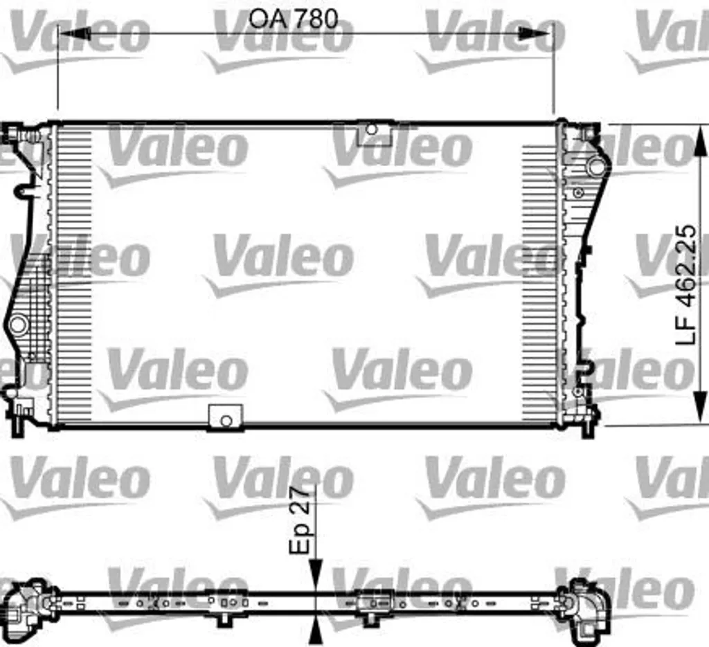 Radiateur Valeo 735599 pour Trafic II et Vivaro A - OE 4406359 Qualité