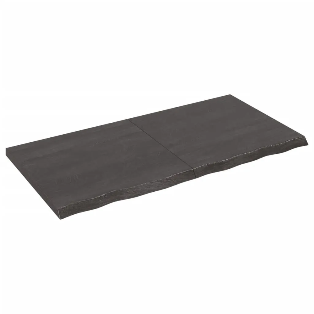 Piano Ricambio Tavolo 120x60 in Rovere Massello Scuro