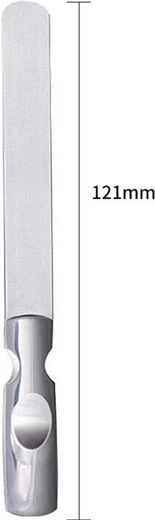 INF Nagelfeile aus Edelstahl Silber