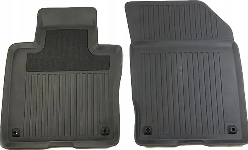 Tapis Volvo XC60 II caoutchouc et velours d'origine 32204609 noir