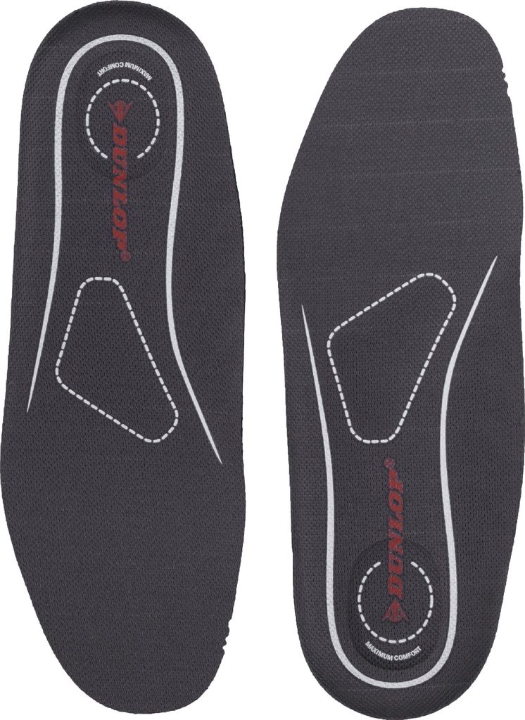 Dunlop Uni Support Odour Control Einlegesohle FS4924 (40 EU (6,5UK)) (Schwarz)