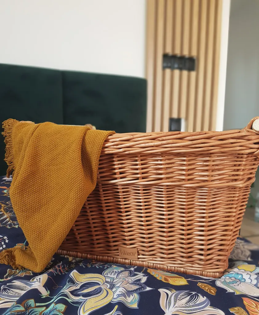 Panier de rangement Toya en fibres naturelles pour jouets et linge