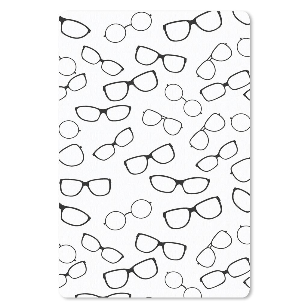 MuchoWow Mauspad Mousepad Brillen - Auswahl - Muster 40x60 cm - Mousepads - Maus Mat - Pad - Mausunterlage - Schreibtisch Accesoire