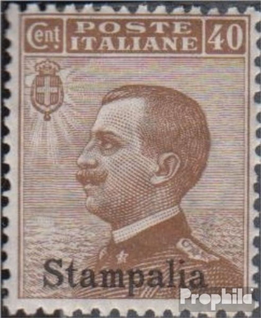 Briefmarken Ägäische Inseln 1912 Mi 8XIII postfrisch Aufdruckausgabe Stampalia