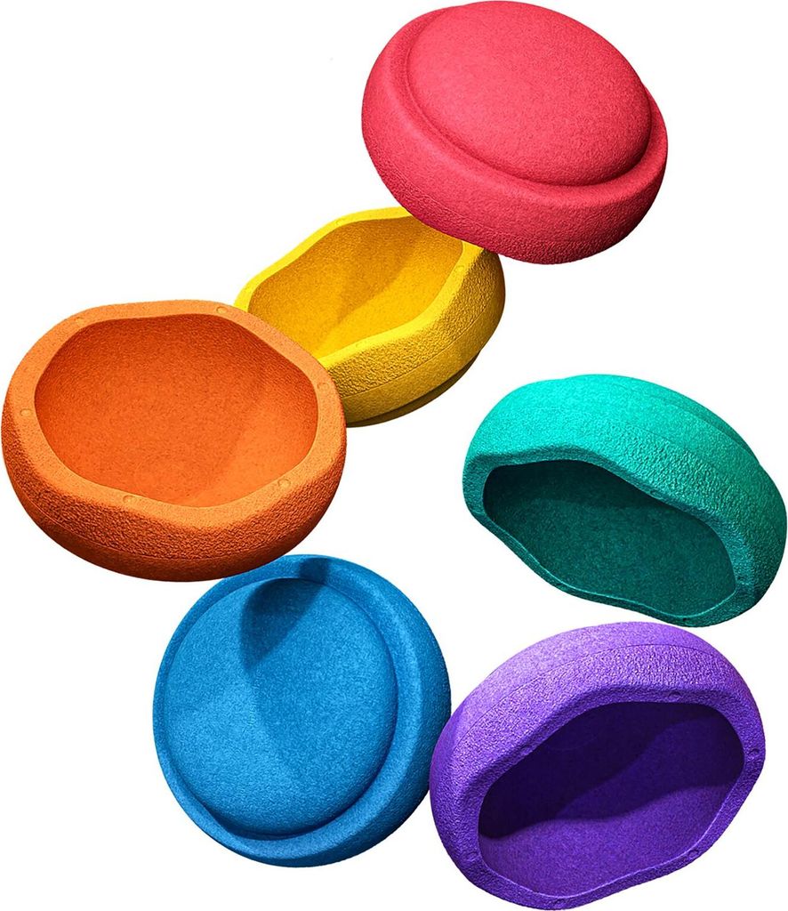 Stapelstein Balanciersteine-Set "Original Rainbow", Pastel