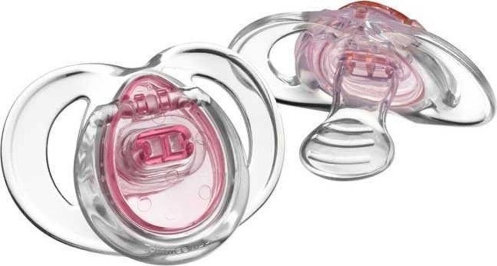 Tommee Tippee Tommee Tippee Closer to Nature Beruhigungssauger Pure GR2 2Stk. Rosa A 304140009