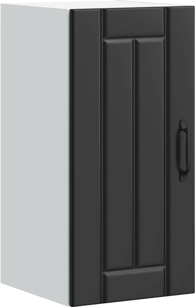 Küchen-Hängeschrank Lucca Schwarz Holzwerkstoff